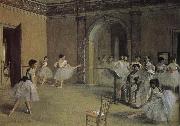 Edgar Degas Opera-s dry running hall USA oil painting artist